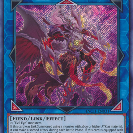 Zerrziel, Ruler of the Evil Eyed [INCH-EN031] Secret Rare