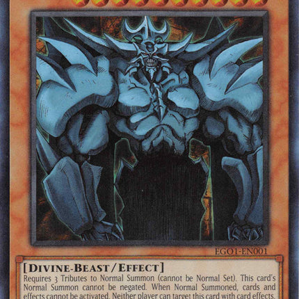 Obelisk the Tormentor [EGO1-EN001] Ultra Rare