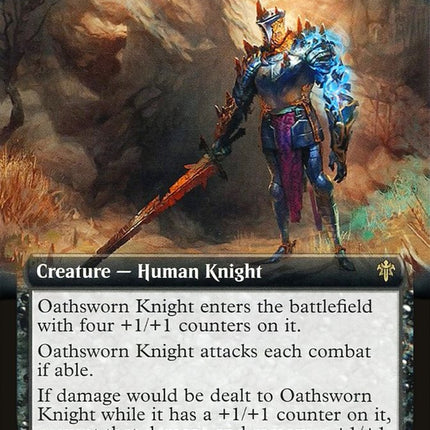 Oathsworn Knight (Extended Art) [Throne of Eldraine]