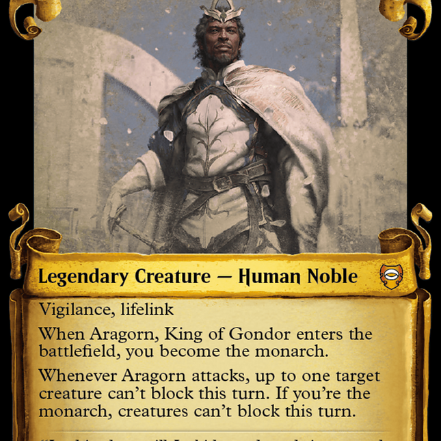 Aragorn, King of Gondor [The Lord of the Rings: Tales of Middle-Earth Commander Showcase Scrolls]