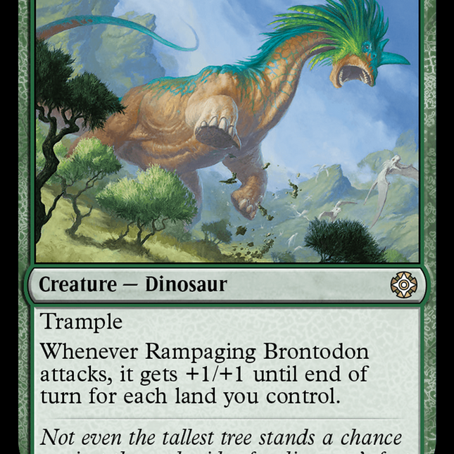 Rampaging Brontodon [The Lost Caverns of Ixalan Commander]