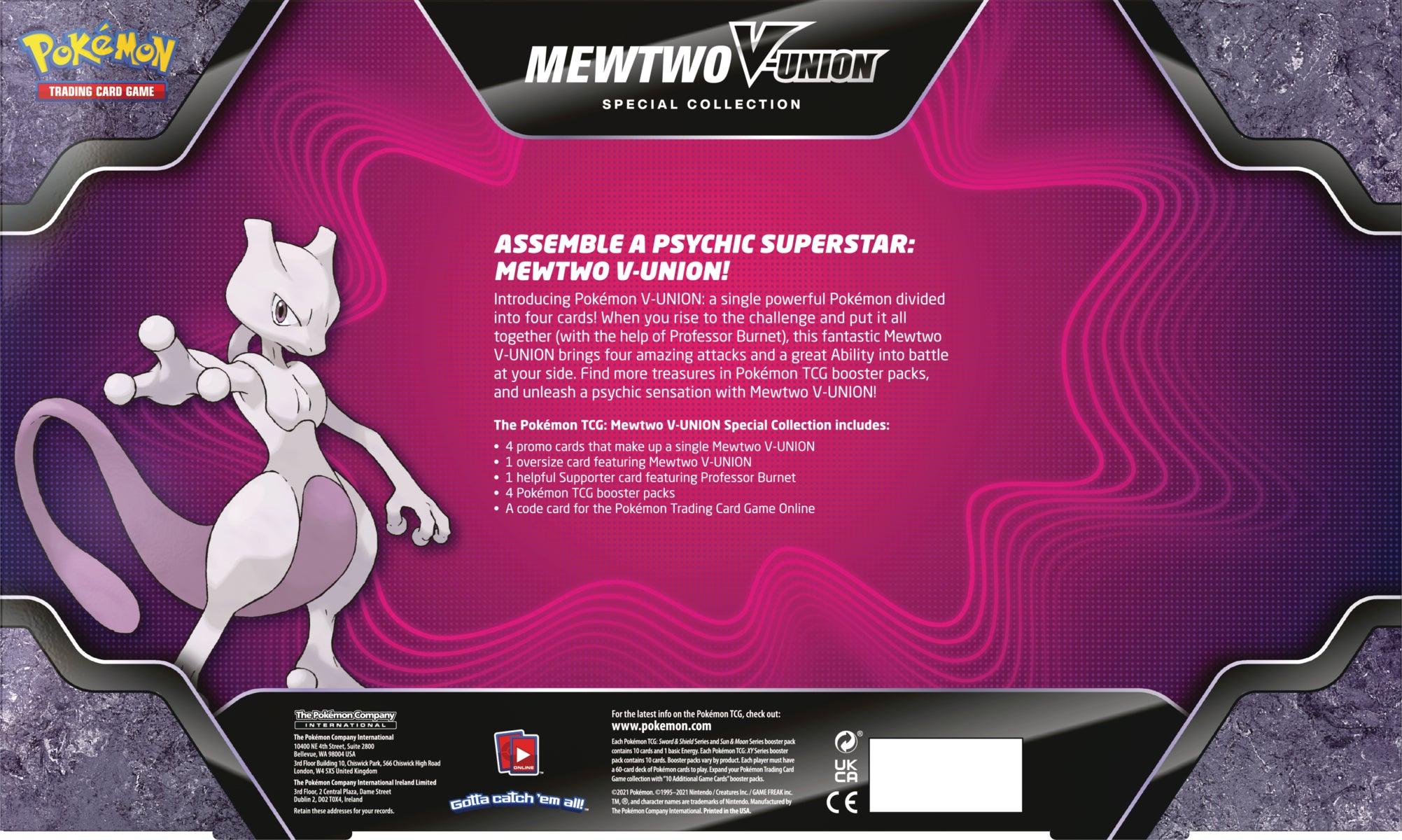 pokemon cards mewtwo v union Pokemon: V-Union Special Collection