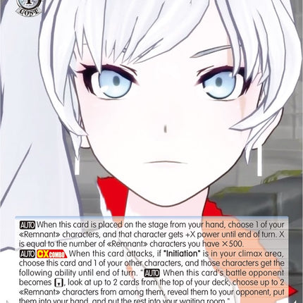 Weiss: Teamwork (RWBY/WX03-T17 TD) [RWBY]