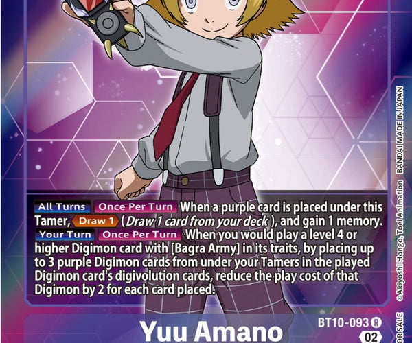 Yuu Amano [BT10-093] (Box Topper) [Xros Encounter] – TokenMTG