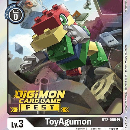 ToyAgumon [BT2-055] (Digimon Card Game Fest 2022) [Release Special Boo   TokenMTG