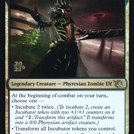 Glissa, Herald of Predation [March of the Machine Prerelease Promos]