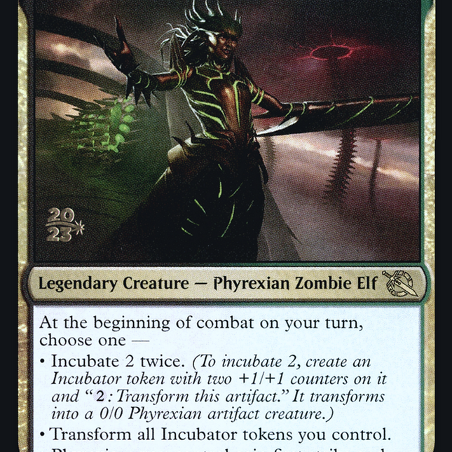 Glissa, Herald of Predation [March of the Machine Prerelease Promos]