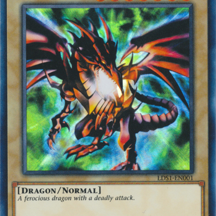 Red-Eyes Black Dragon (Green) [LDS1-EN001] Ultra Rare