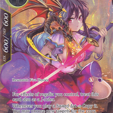 Shakti, the Red Eyes Swords Master (Full Art) (AO1-062) [Alice Origin]