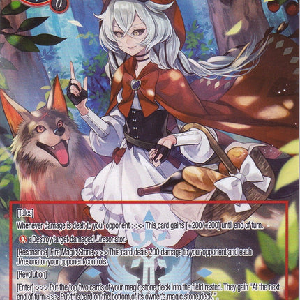 Red Riding Hood, Crimson Wolf (Full Art) (GOG-029) [Game of Gods]