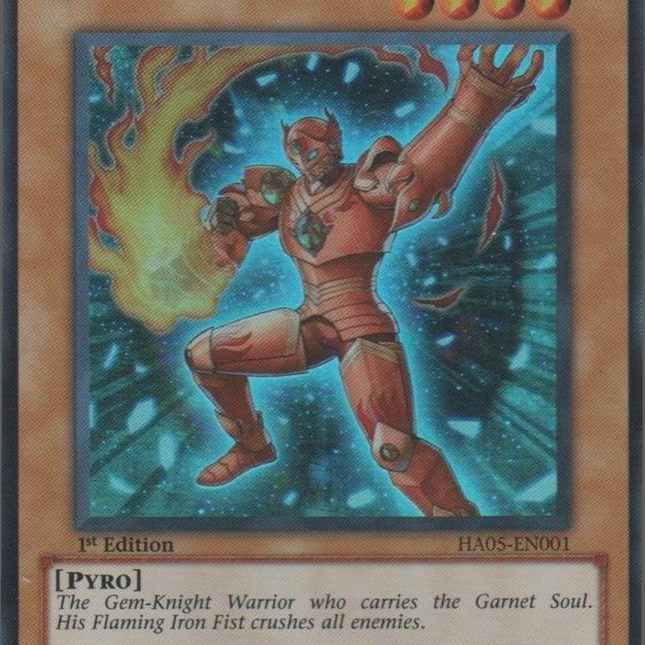 Gem-Knight Garnet [HA05-EN001] Super Rare