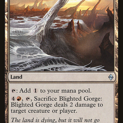 Blighted Gorge [Battle for Zendikar]