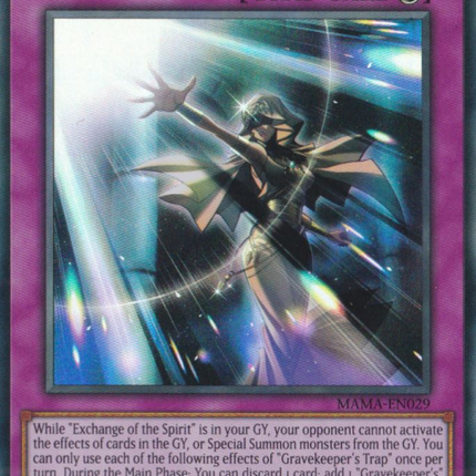 Gravekeeper's Trap [MAMA-EN029] Ultra Rare