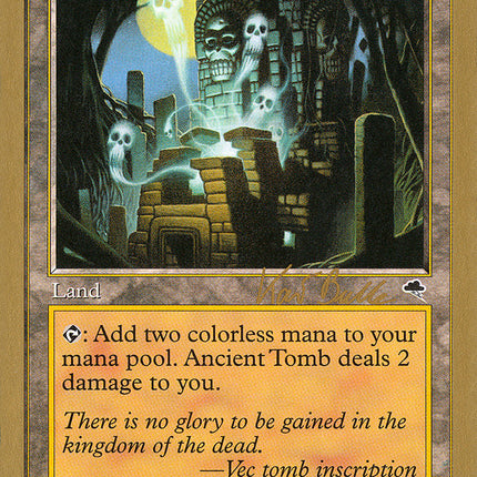 Ancient Tomb (Kai Budde) [World Championship Decks 1999]