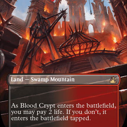 Blood Crypt (Borderless) [Ravnica Remastered]