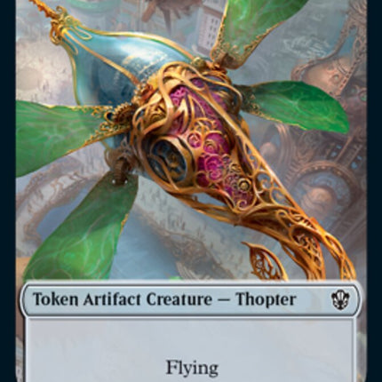 Golem (027) // Thopter Double-Sided Token [Commander 2021 Tokens]