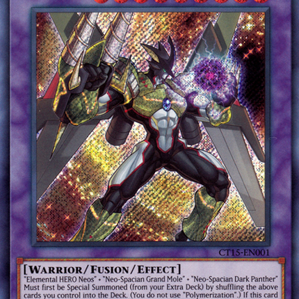 Elemental Hero Nebula Neos [CT15-EN001] Secret Rare