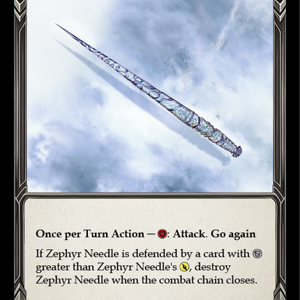 Zephyr Needle [CRU051] (Crucible of War)  1st Edition Cold Foil
