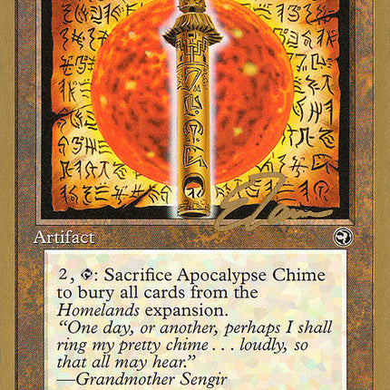 Apocalypse Chime (Eric Tam) (SB) [Pro Tour Collector Set]