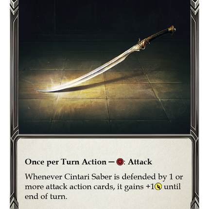 Cintari Saber (Left) [1HP141] (History Pack 1)