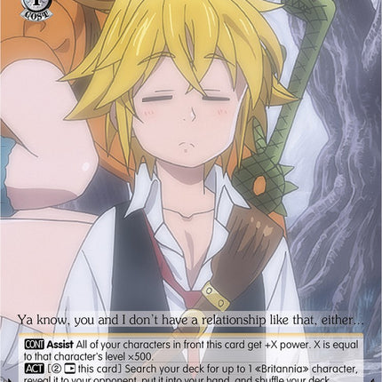 Meliodas: Casual Rejection (SDS/SX03-T09 TD) [The Seven Deadly Sins]