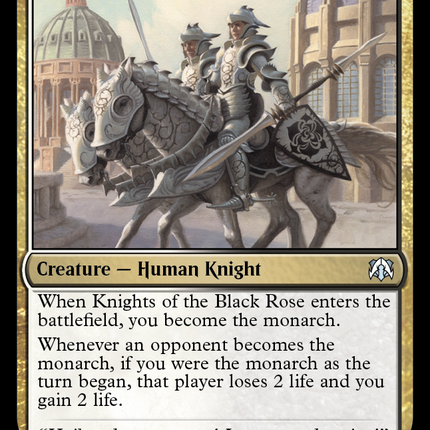 Knights of the Black Rose [March of the Machine Commander] – TokenMTG