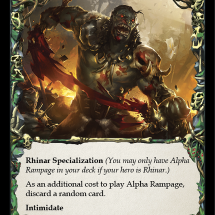 Alpha Rampage [WTR006-M] (Welcome to Rathe)  Alpha Print Rainbow Foil