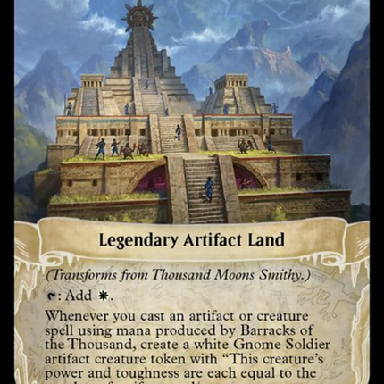 Thousand Moons Smithy // Barracks of the Thounsand [The Lost Caverns of Ixalan]
