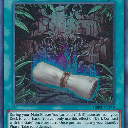 Dark Contract with the Gate [GFP2-EN159] Ultra Rare