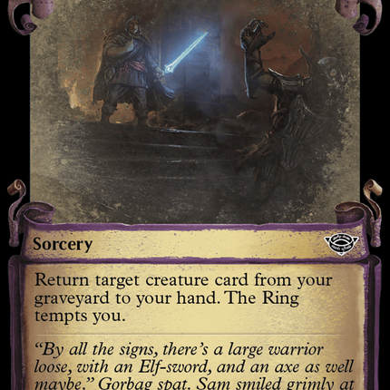 Sam's Desperate Rescue [The Lord of the Rings: Tales of Middle-Earth Showcase Scrolls]