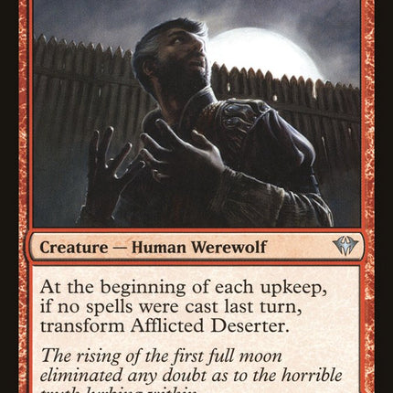 Afflicted Deserter // Werewolf Ransacker [Dark Ascension]