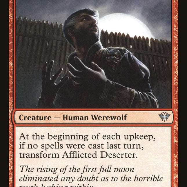 Afflicted Deserter // Werewolf Ransacker [Dark Ascension]