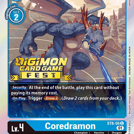 Coredramon [ST8-06] (Digimon Card Game Fest 2022) [Starter Deck: Ulforce Veedramon Promos]