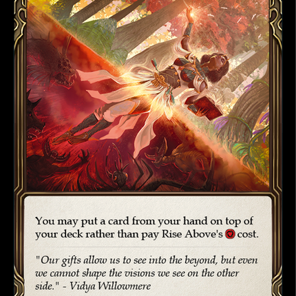 Rise Above (Yellow) [U-MON258-RF] (Monarch Unlimited)  Unlimited Rainbow Foil