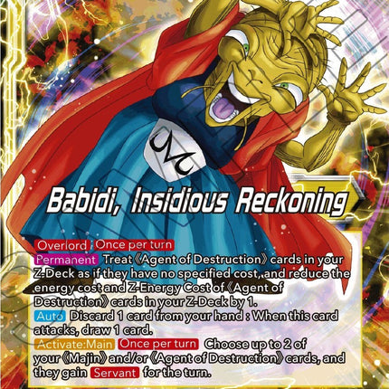 Babidi // Babidi, Insidious Reckoning (Silver Foil) (P-476) [Tournament Promotion Cards]