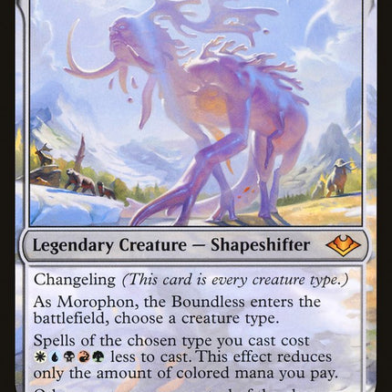mtg card descriptions Morophon, the Boundless [Modern Horizons] – TokenMTG
