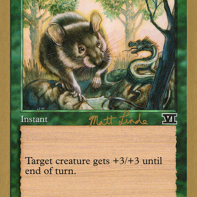 Giant Growth (Matt Linde) [World Championship Decks 1999]