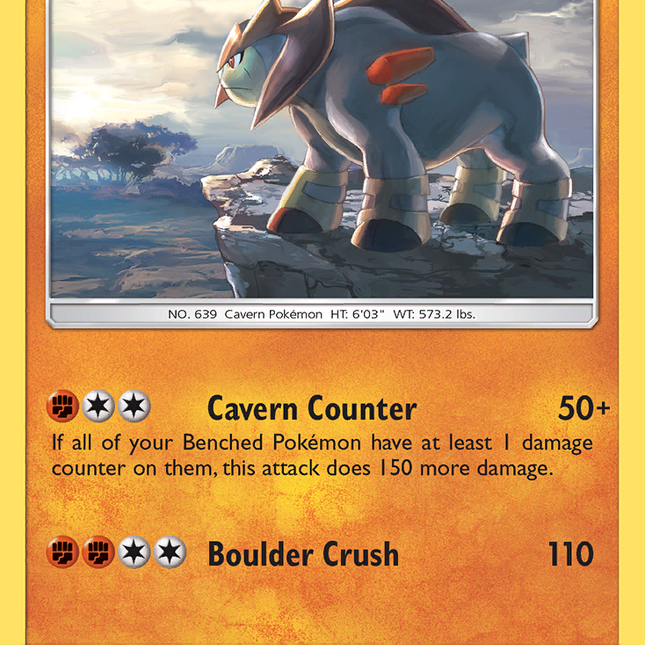 Terrakion (122/236) [Sun & Moon: Unified Minds]