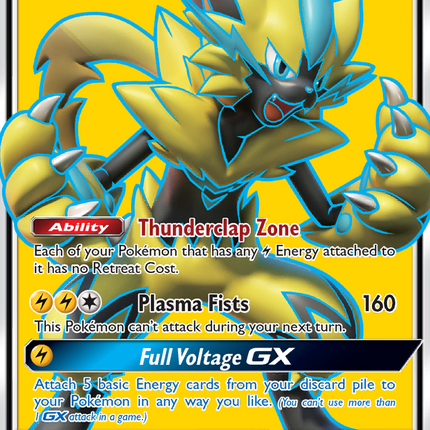 Zeraora GX (201/214) [Sun & Moon: Lost Thunder]