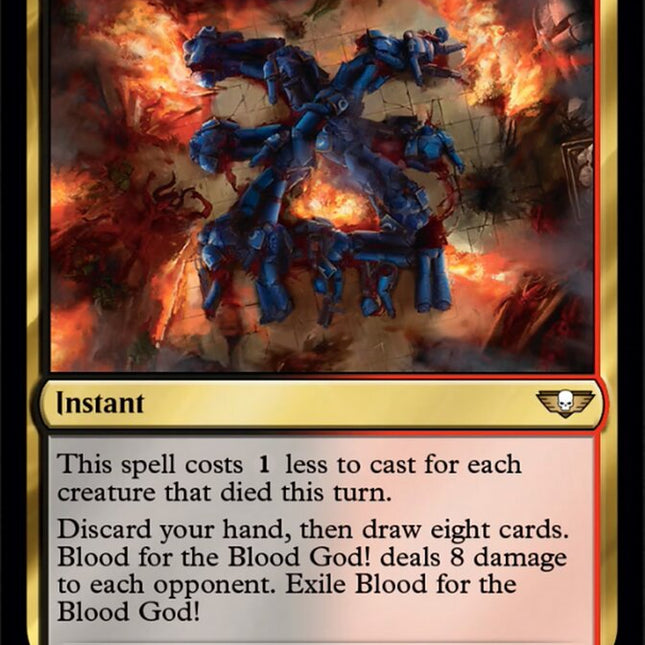 Blood for the Blood God! (Surge Foil) [Warhammer 40,000]