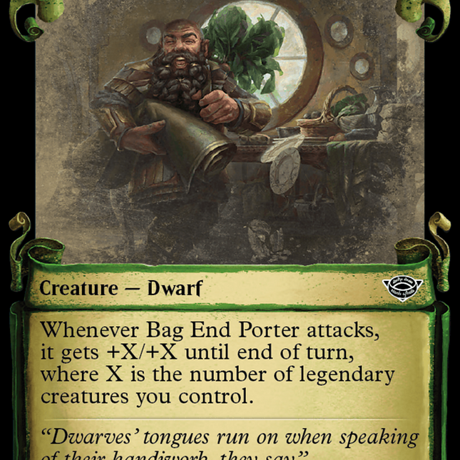 Bag End Porter [The Lord of the Rings: Tales of Middle-Earth Showcase Scrolls]