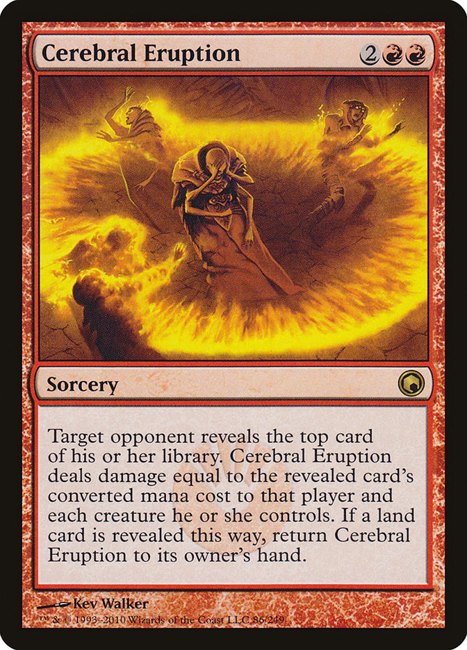 mtg deal damage equal to cards in hand Cerebral Eruption [Scars of Mirrodin] – TokenMTG
