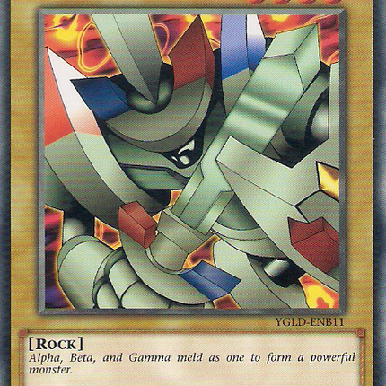 Alpha The Magnet Warrior [YGLD-ENB11] Common