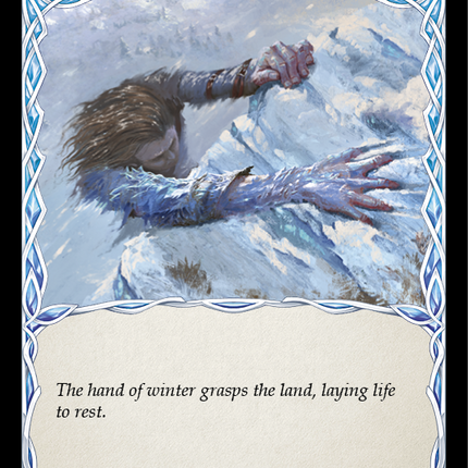 Winter's Grasp (Red) [U-ELE160] (Tales of Aria Unlimited)  Unlimited Rainbow Foil