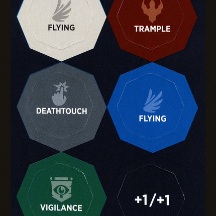 Punch Card Token (001 // 002) - Thick Stock [Ikoria: Lair of Behemoths Tokens]