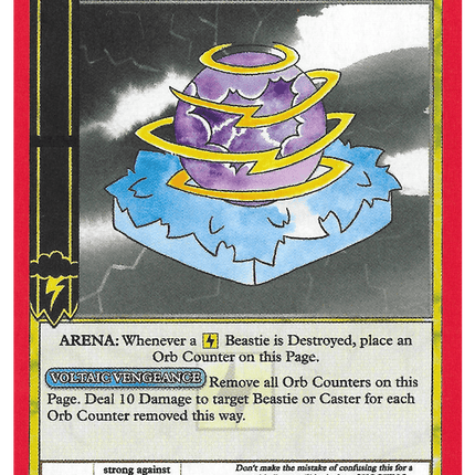 Dark Lightning Orb [Cryptid Nation: Nightfall First Edition]