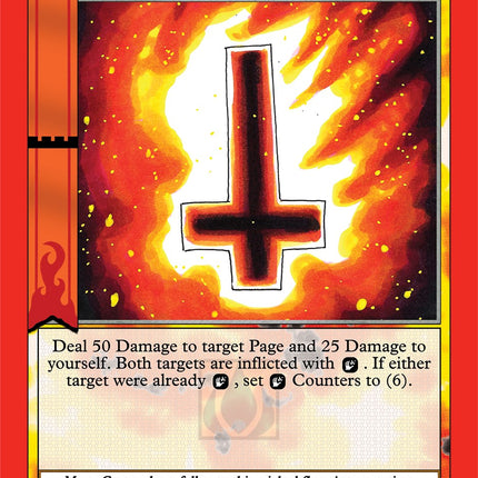 Unholy Fire (Headless Annie) [Cryptid Nation: Nightfall First Edition Release Event Deck]