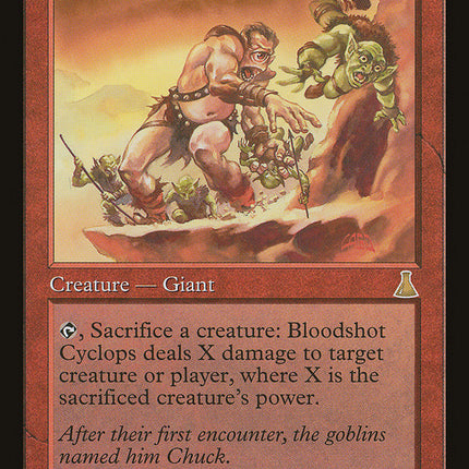 Bloodshot Cyclops [Urza's Destiny]