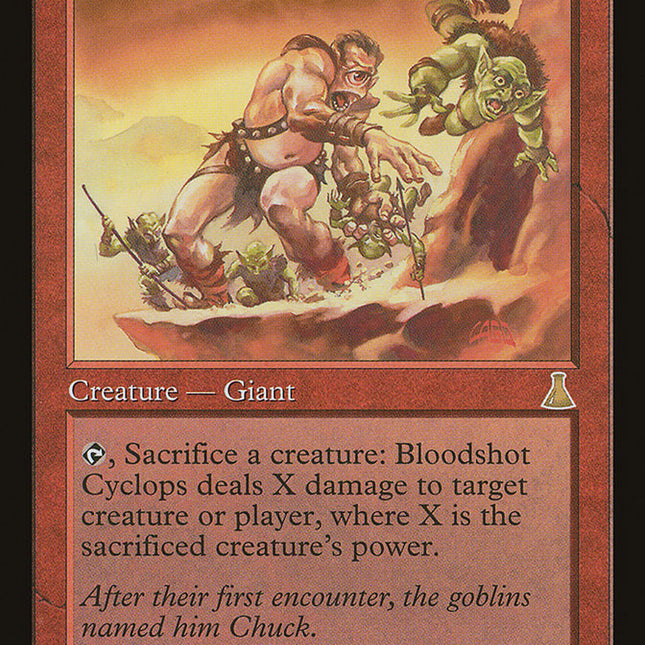 Bloodshot Cyclops [Urza's Destiny]
