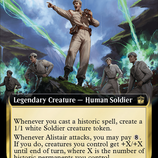 Alistair, the Brigadier (Extended Art) (Surge Foil) [Doctor Who]